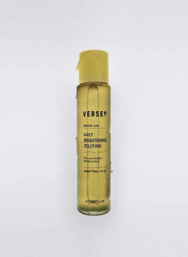 Versed Weekend Glow Daily Brightening AHA Liquid – Gentle Exfoliating Toner with Vitamin C and Botanicals – Helps Visibly Improve Skin Clarity and Tone (Weekend Glow - 4 Fl Oz (Pack of 1)) - Image 5